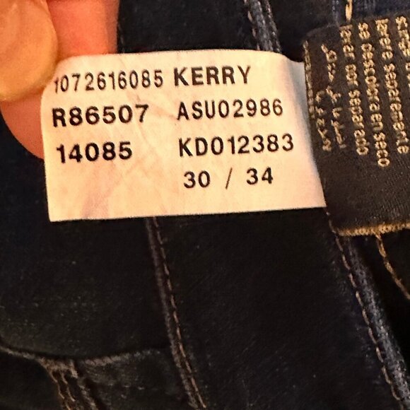 Mavi Gold Kerry Mid-Rise Straight Leg Jeans Womens 30/34 Dark Blue Denim Classic - Picture 8 of 12